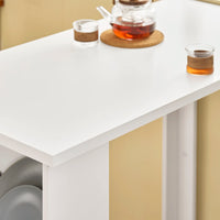 Table de bar avec 3 étagères Alcovea
