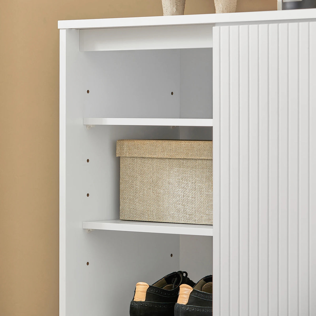 Armoire à chaussures avec portes coulissantes Alcovea