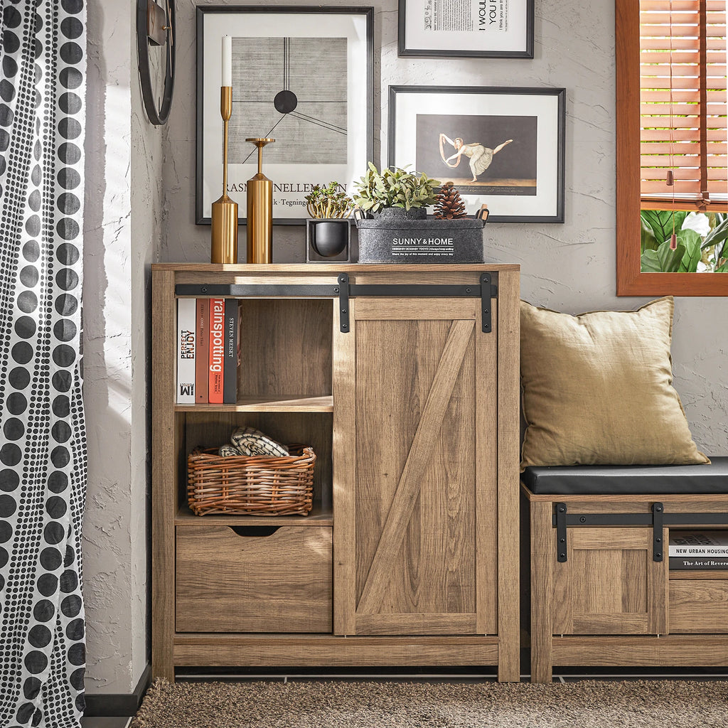Armoire à chaussures étroite Alcovea