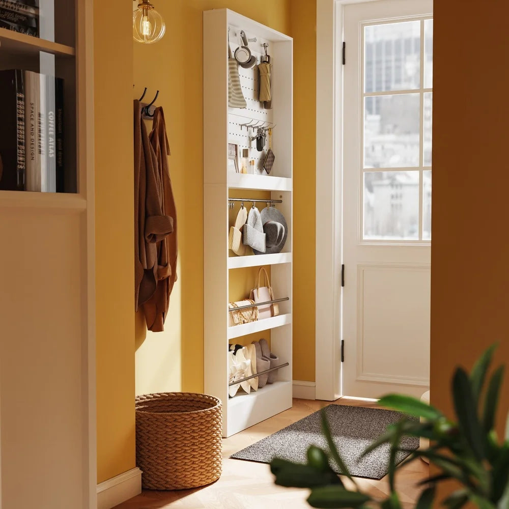 Armoire à chaussures murale étroite Alcovea
