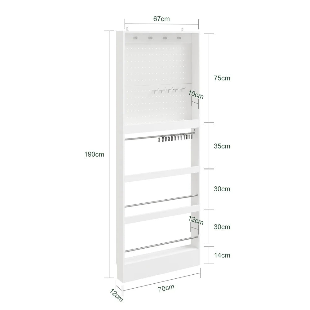 Armoire à chaussures murale étroite Alcovea