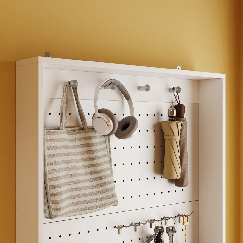 Armoire à chaussures murale étroite Alcovea