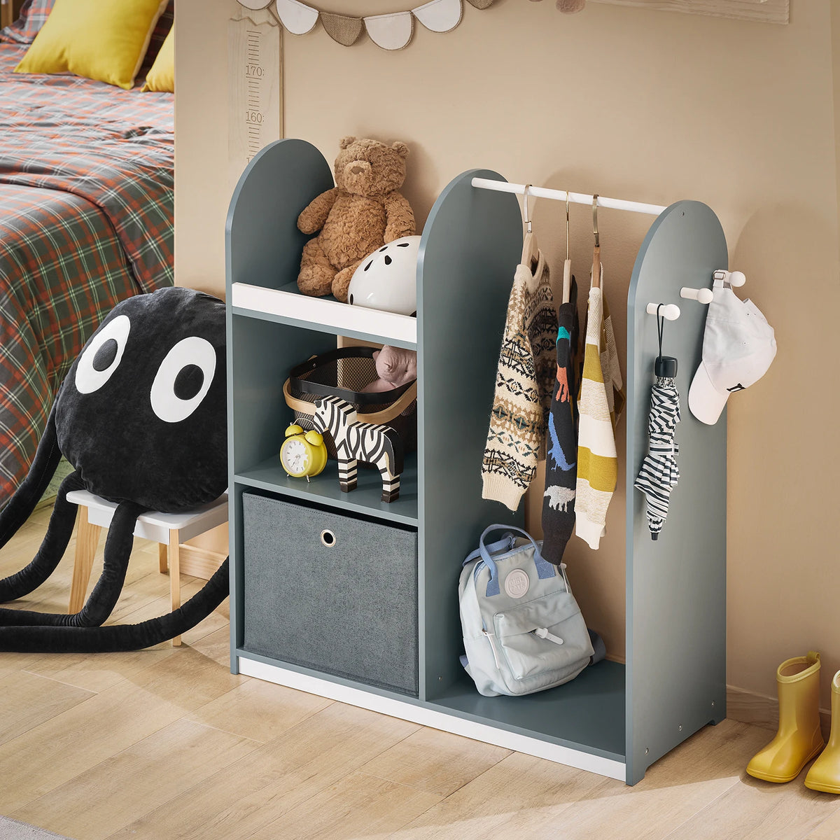 Armoire enfant avec 3 crochets Alcovea