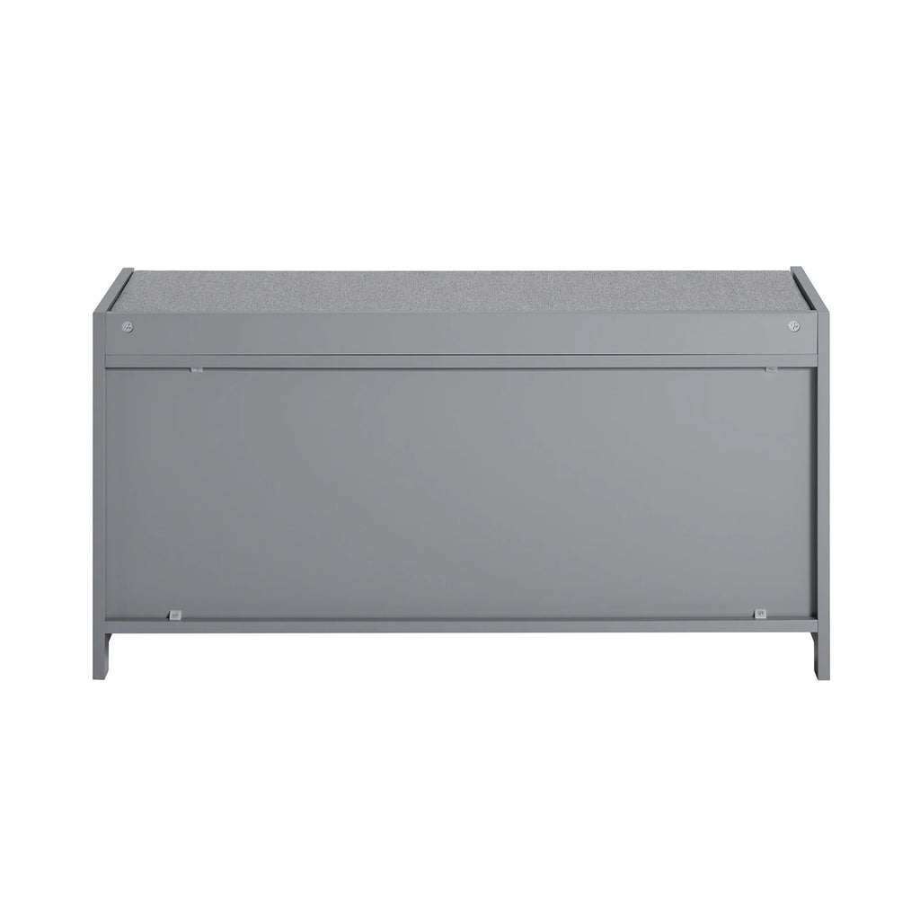 Banc à chaussures avec 2 portes, tiroirs et paniers Alcovea