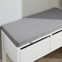 Banc à chaussures avec 2 tiroirs et assise Alcovea