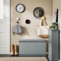 Banc à chaussures avec assise 80x45x26cm Alcovea