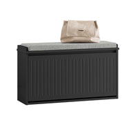 Banc à chaussures avec assise 80x45x26cm Alcovea
