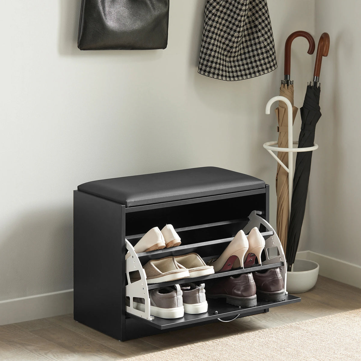 Banc à chaussures avec assise Alcovea