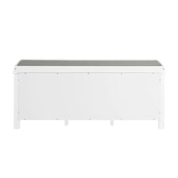 Banc à chaussures avec assise blanc Alcovea