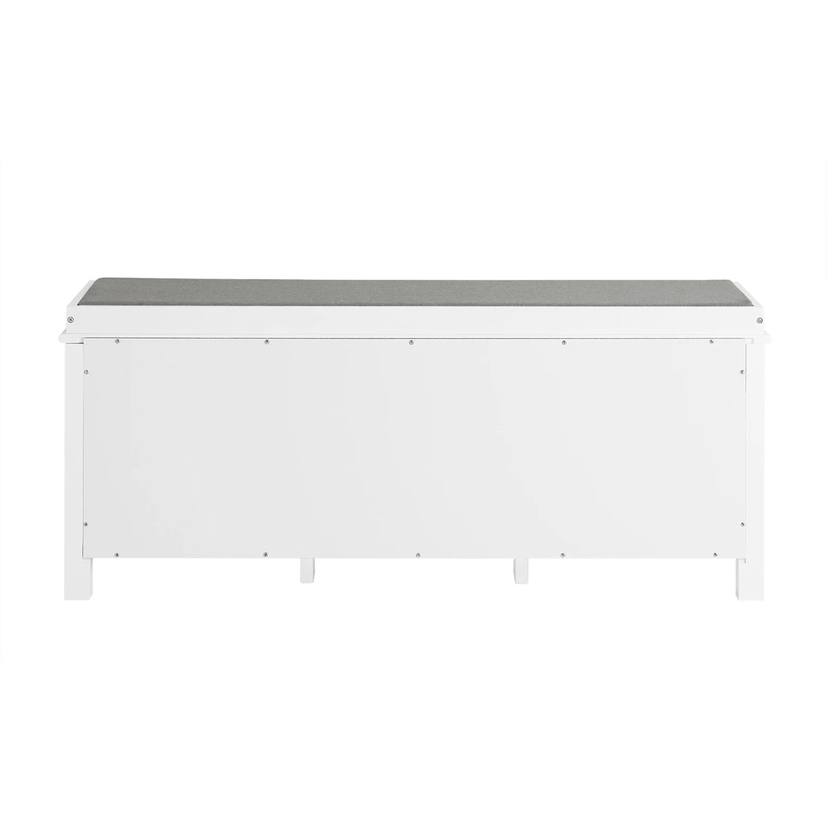 Banc à chaussures avec assise blanc Alcovea