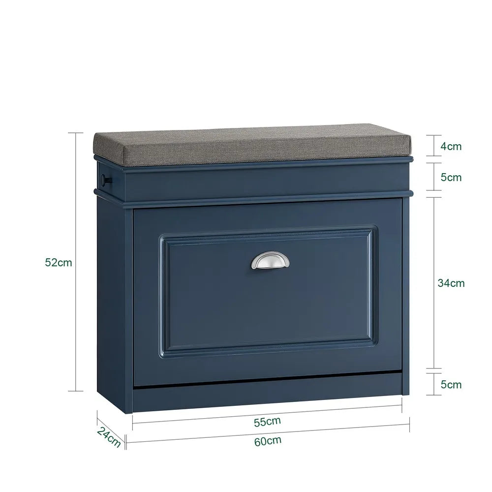 Banc à chaussures avec portes Alcovea