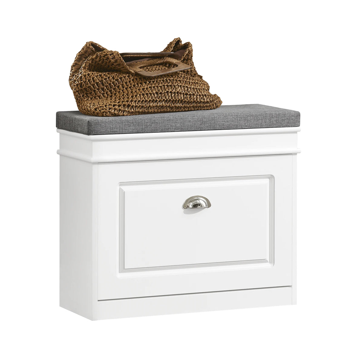 Banc à chaussures avec tiroirs et assise 60x51x24cm Alcovea