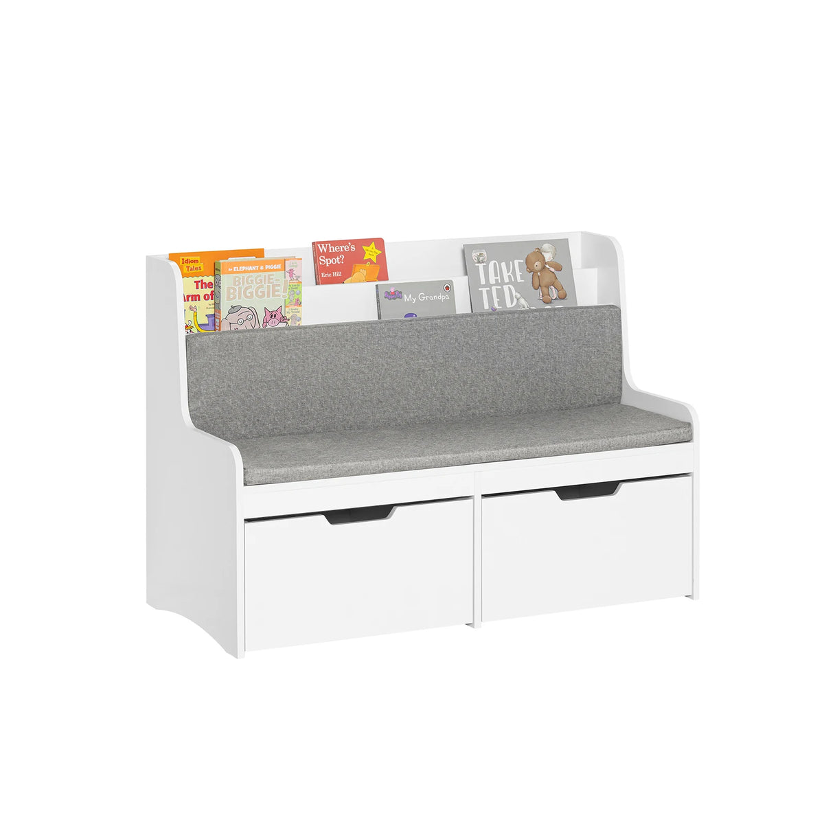 Banc à chaussures sur roulettes avec assise Alcovea
