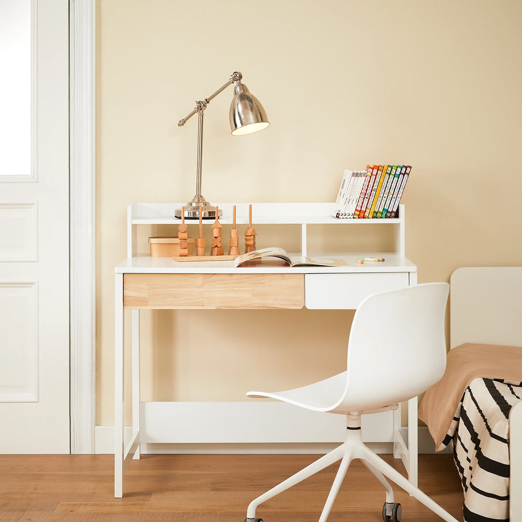 Bureau d'angle avec rangement Alcovea