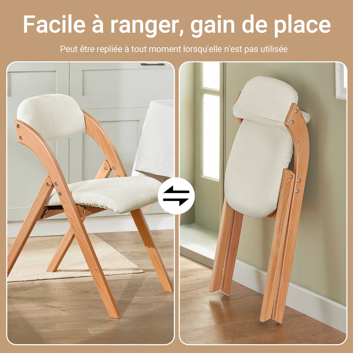 Chaise pliante Alcovea