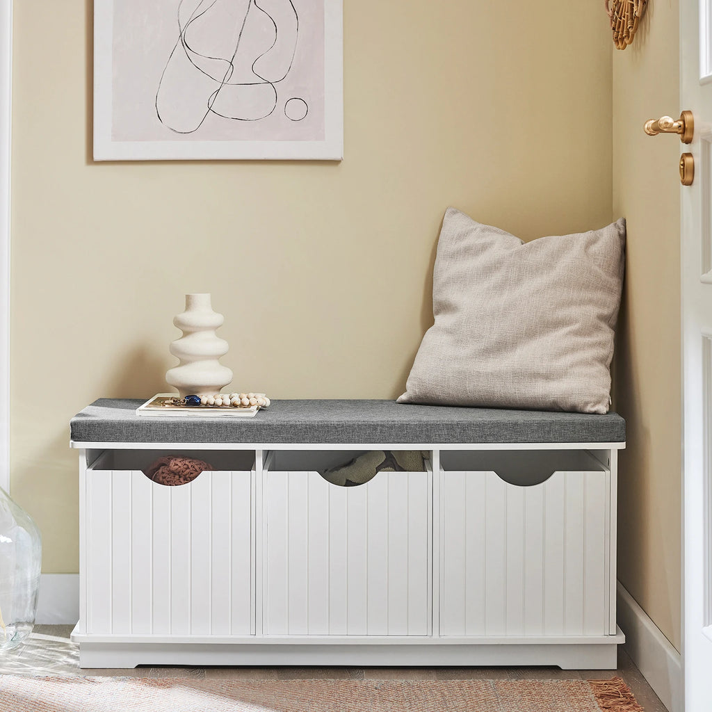 Coffre de rangement avec tiroirs et 3 paniers Alcovea
