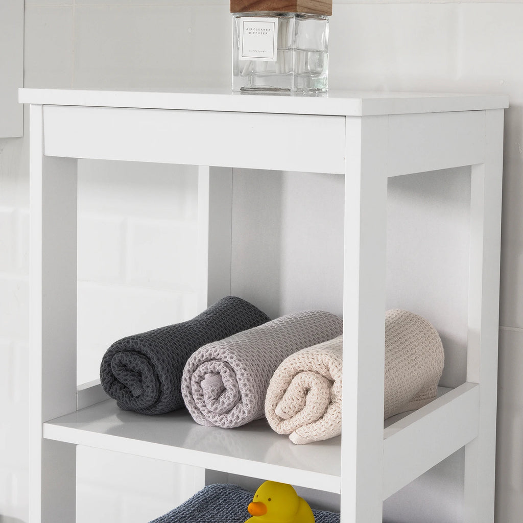 Colonne de salle de bain avec 5 étagères Alcovea