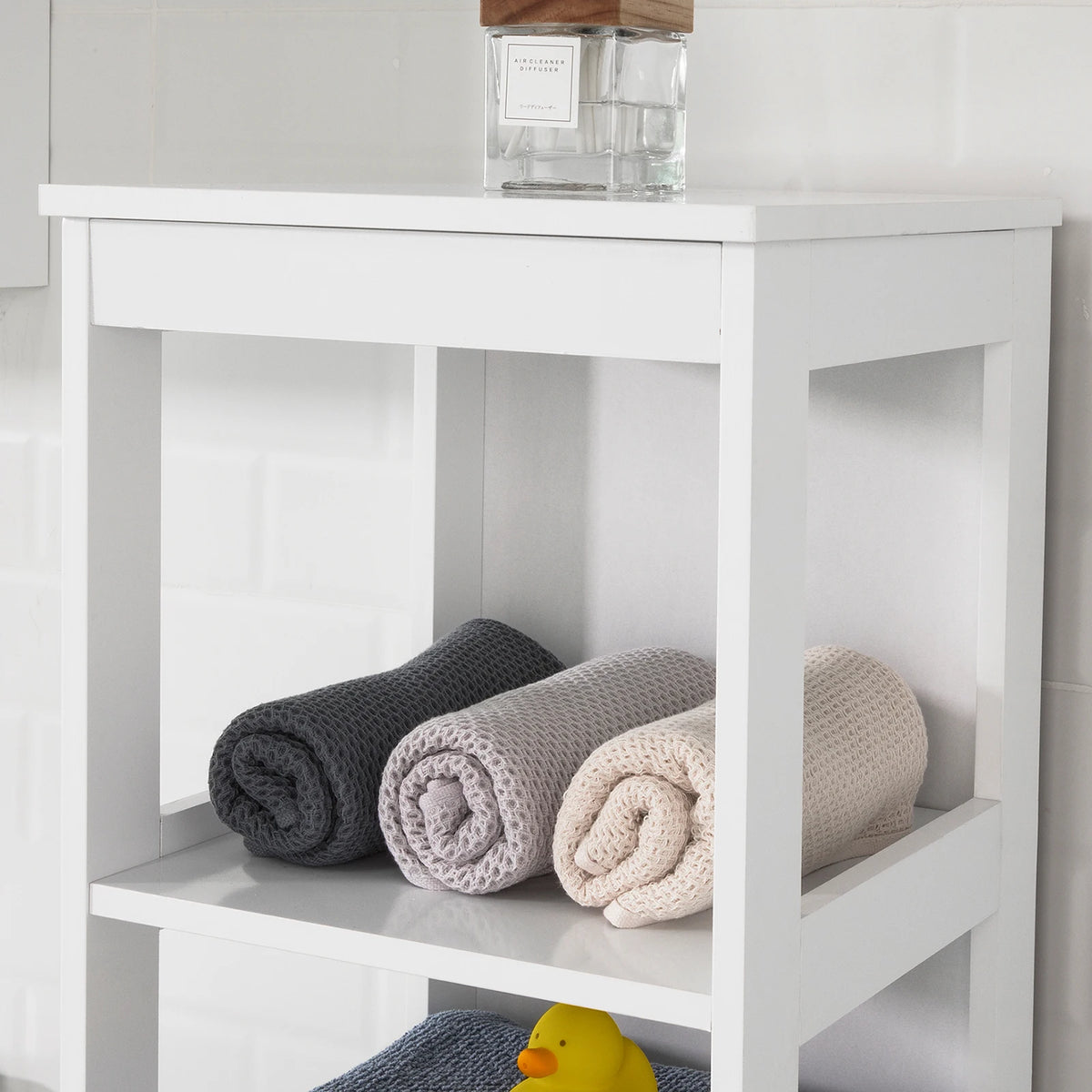 Colonne de salle de bain avec 5 étagères Alcovea