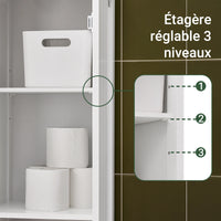 Colonne de salle de bain étroite avec tiroirs Alcovea