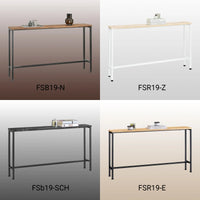 Console d'entrée étroite en métal 120x65x20cm Alcovea