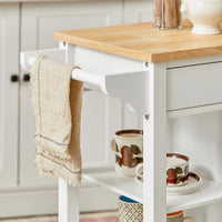 Desserte de cuisine avec 1 porte et 1 tiroir Alcovea