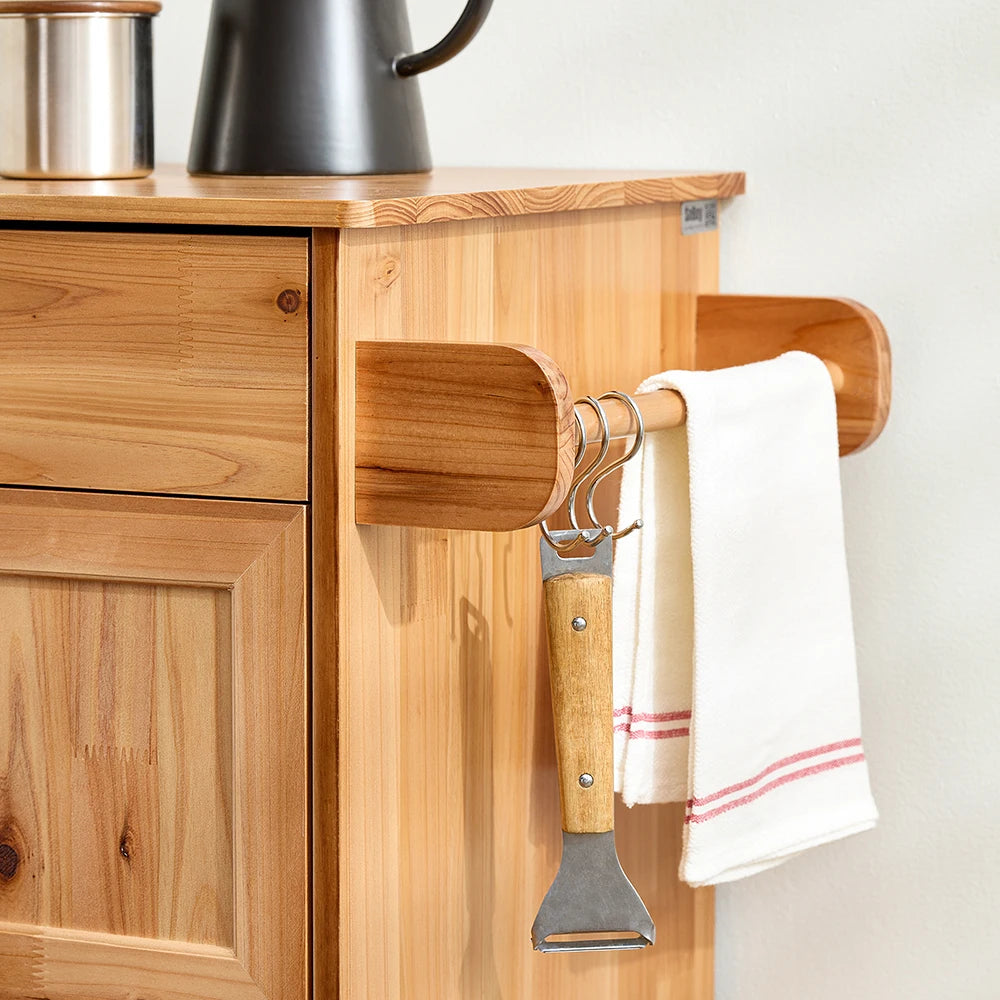 Desserte de cuisine vintage avec tiroirs Alcovea