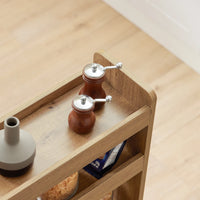 Étagère de salle de bain étroite avec étagères Alcovea