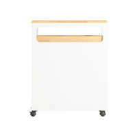 Étagère de salle de bain sur roulettes Alcovea