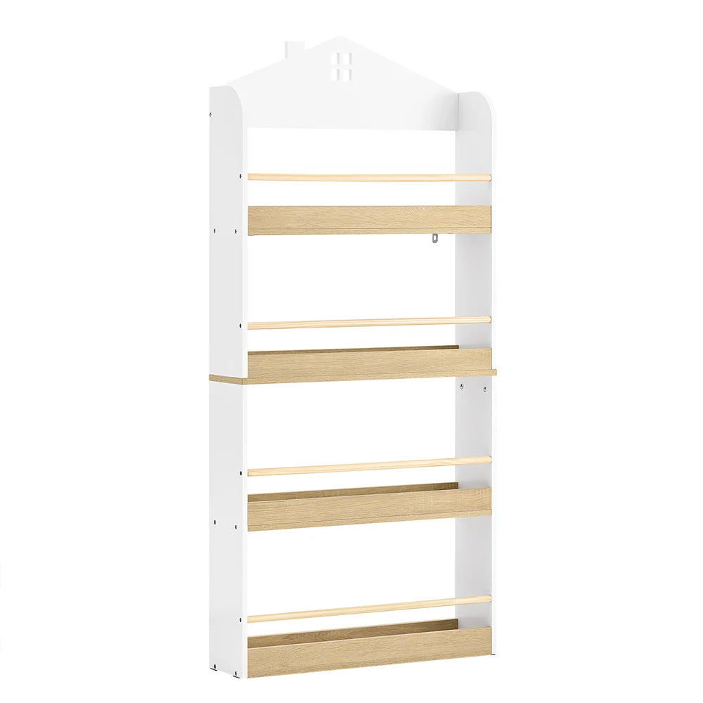 Étagère enfant avec étagères 60x15x130.5cm Alcovea