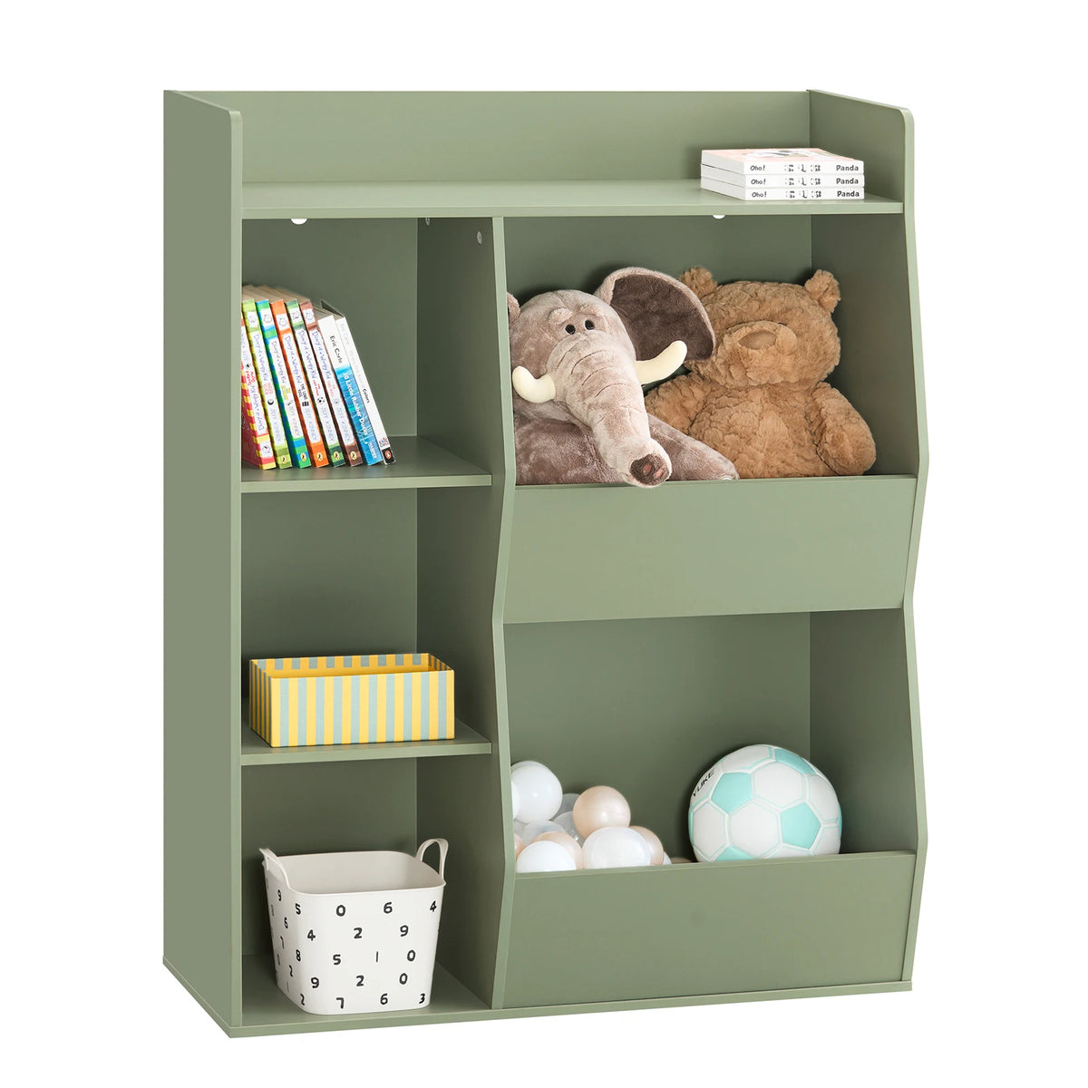 Étagère enfant avec étagères 80x104x34cm Alcovea