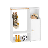 Étagère enfant avec portes et étagères Alcovea