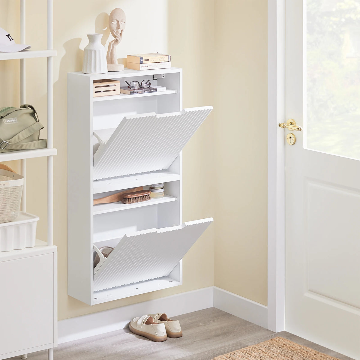 Meuble à chaussures avec rangement Alcovea