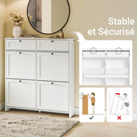 Meuble à chaussures étroit moderne avec rangement Alcovea