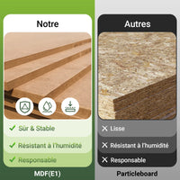 Meuble à chaussures étroit vintage avec tiroirs Alcovea