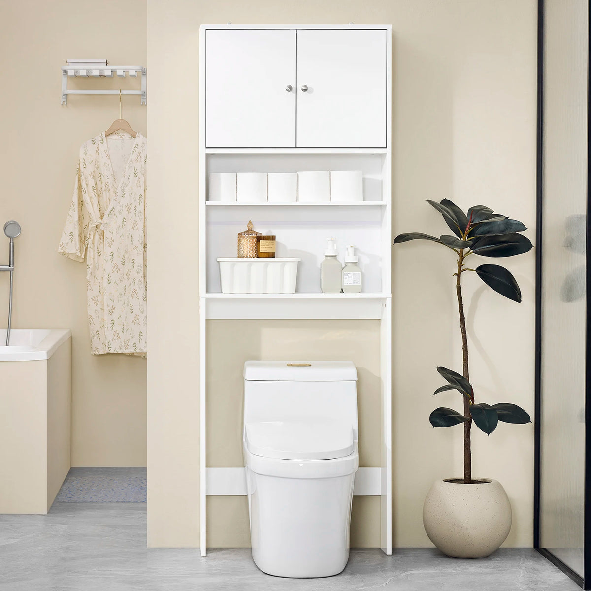 Meuble à linge avec étagères Alcovea