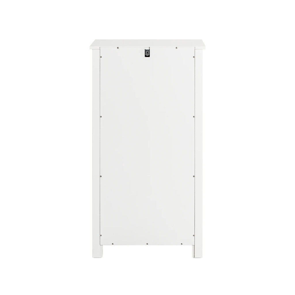 Meuble à linge avec paniers 45x85.5x35cm Alcovea