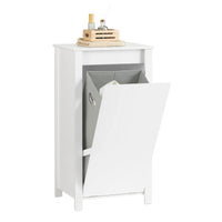 Meuble à linge avec paniers 45x85.5x35cm Alcovea