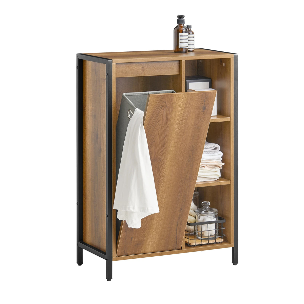 Meuble à linge avec paniers 60x90x30cm Alcovea