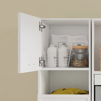 Meuble à linge étroit avec 4 portes Alcovea