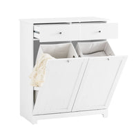 Meuble à linge moderne avec 2 tiroirs et paniers Alcovea