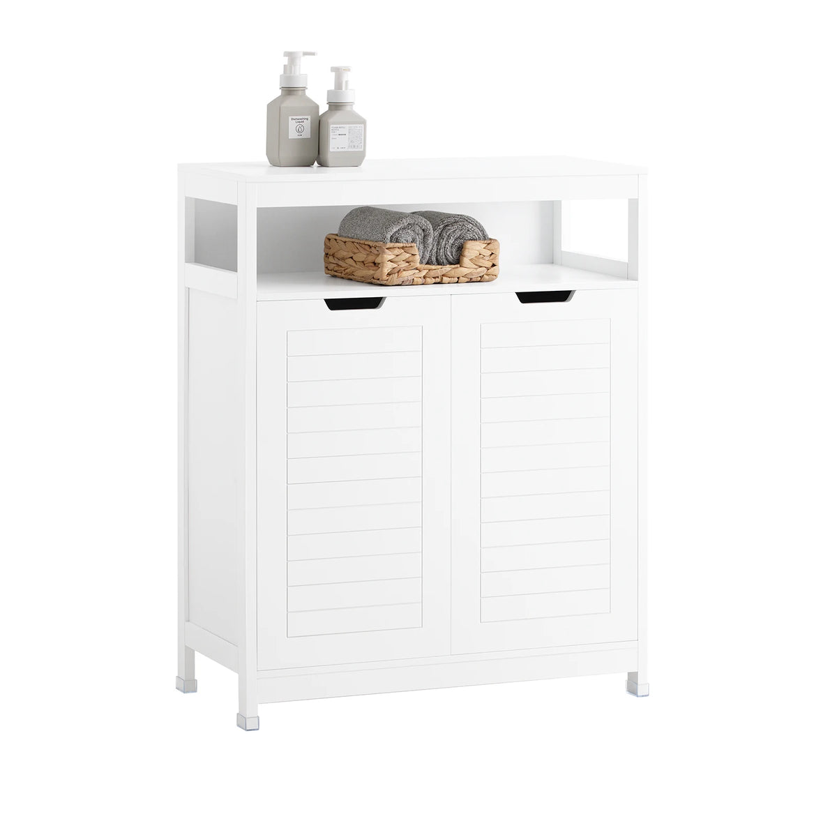 Meuble de salle de bain avec 2 portes et tiroirs Alcovea