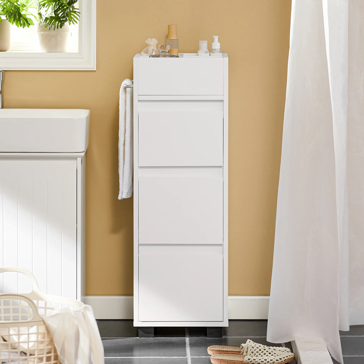 Meuble de salle de bain avec 3 tiroirs Alcovea