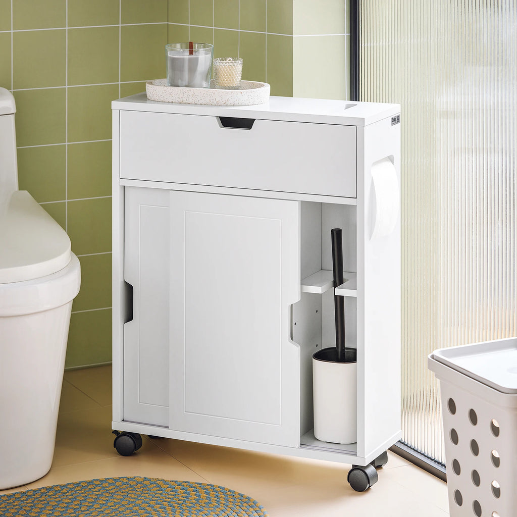 Meuble de salle de bain avec portes coulissantes Alcovea