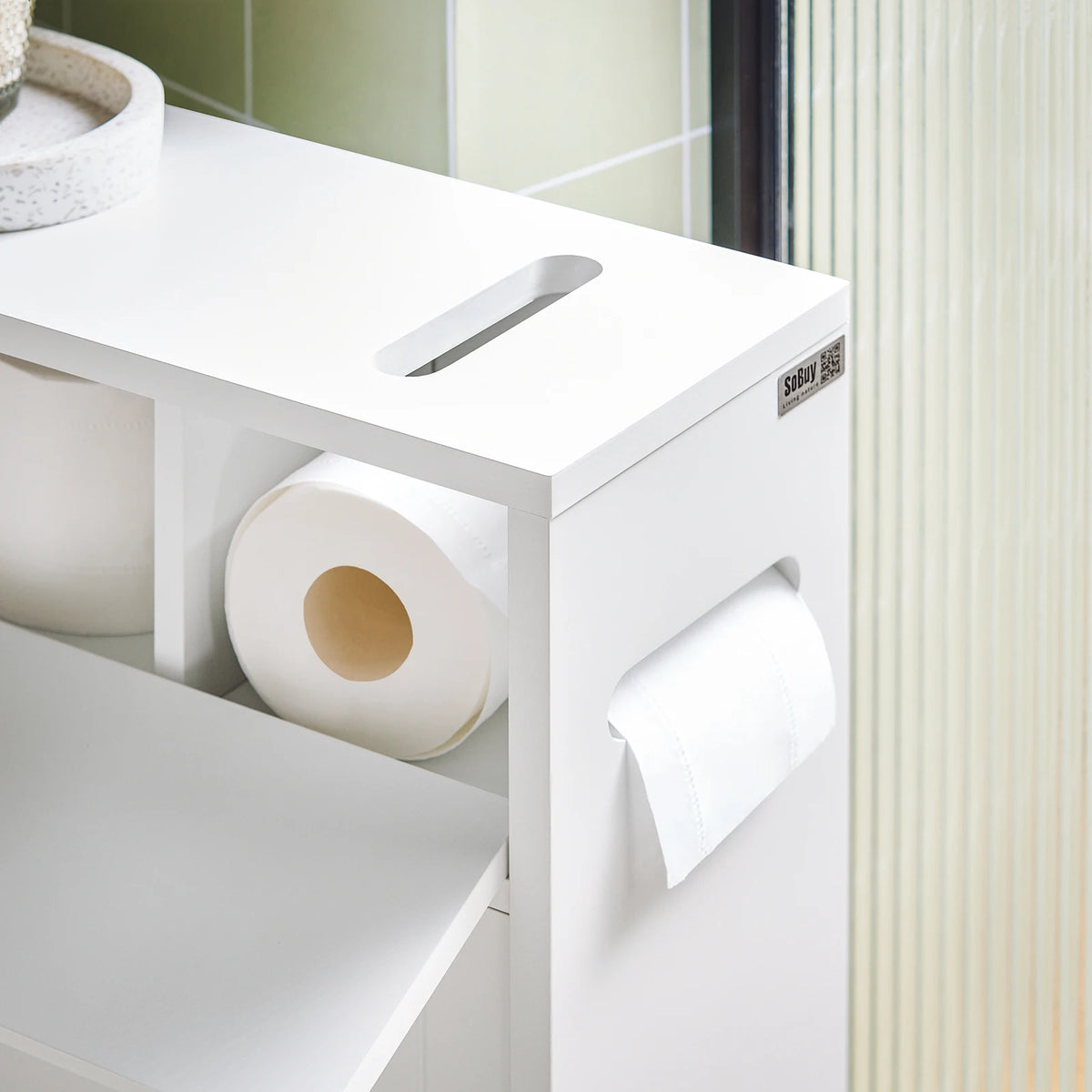 Meuble de salle de bain avec portes coulissantes Alcovea