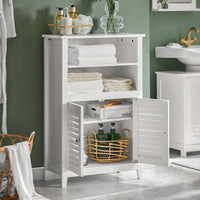 Meuble de salle de bain avec portes et tiroirs Alcovea