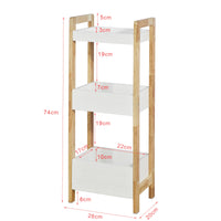 Meuble de salle de bain étroit avec tiroirs Alcovea