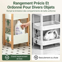 Meuble de salle de bain étroit avec tiroirs Alcovea