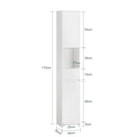Meuble de salle de bain moderne avec portes Alcovea