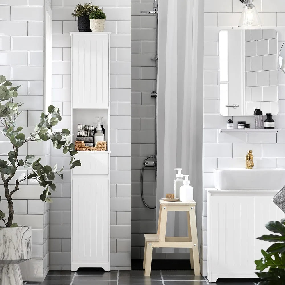 Meuble de salle de bain moderne avec portes Alcovea