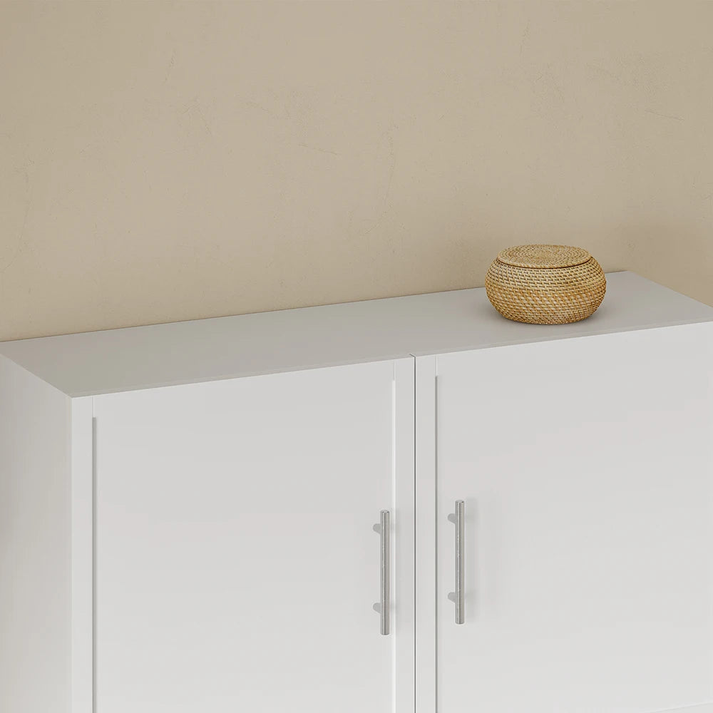 Meuble de salle de bain mural avec 2 portes Alcovea